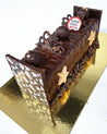 Bûche au chocolat noir - Choco-Là
